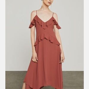 NWT BCBGMAXAZRIA LISSA DRESS IN TANDORI SPICE SIZE M  MSRP $228